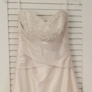 New Poloma Blanca Ivory Wedding Dress Unaltered 10